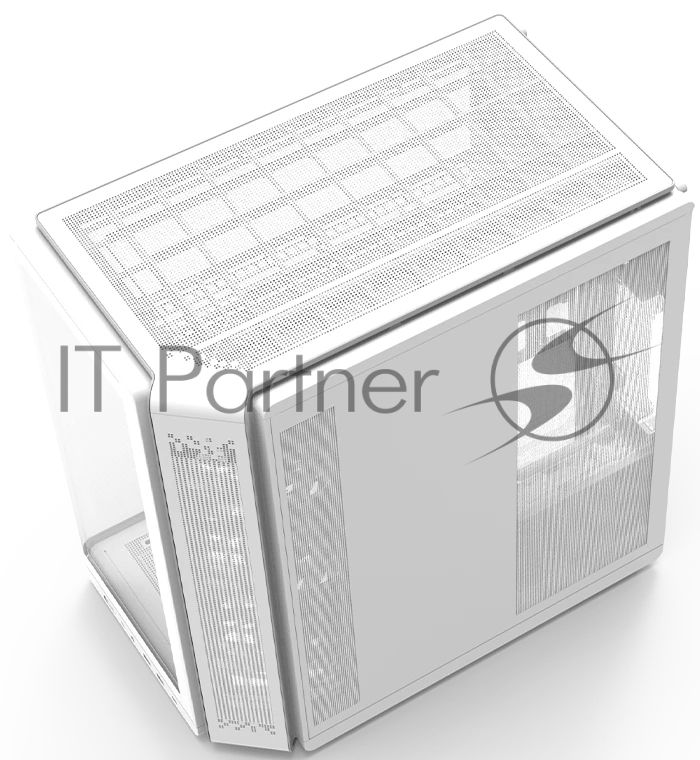 Компьютерный корпус ZALMAN MidTower P60 белый (ATX, без БП, 5x120мм ARGb fans, 1xUSB Type C, 2xUSB 3.0) (Zalman P60 белый)