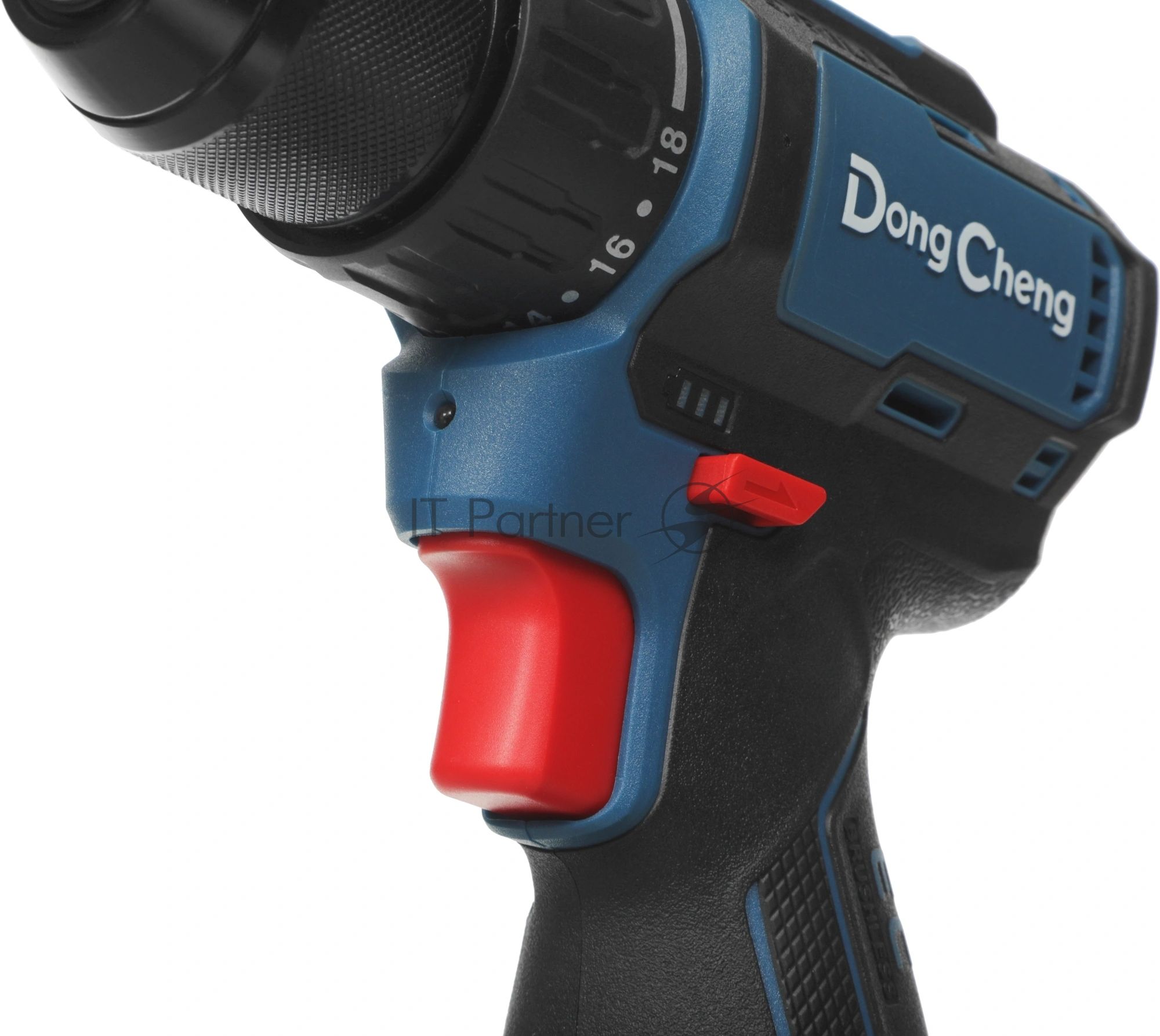 Дрель-шуруповерт DongCheng DCJZ1604, 16 В, 2 Ач, 40 Нм, бесщеточный
