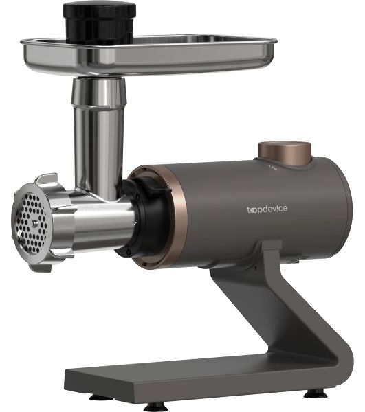 Мясорубка электрическая Topdevice TDMG100 капучиновый, 2000 Вт, 3 кг/мин, реверс, насадки - 7