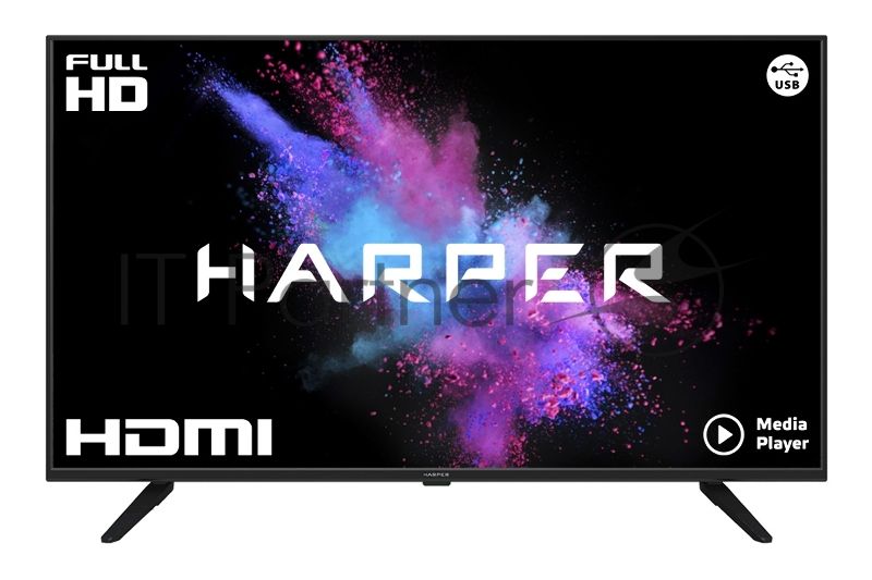 Телевизор Harper 40" 40F660T черный LED FHD 60Hz