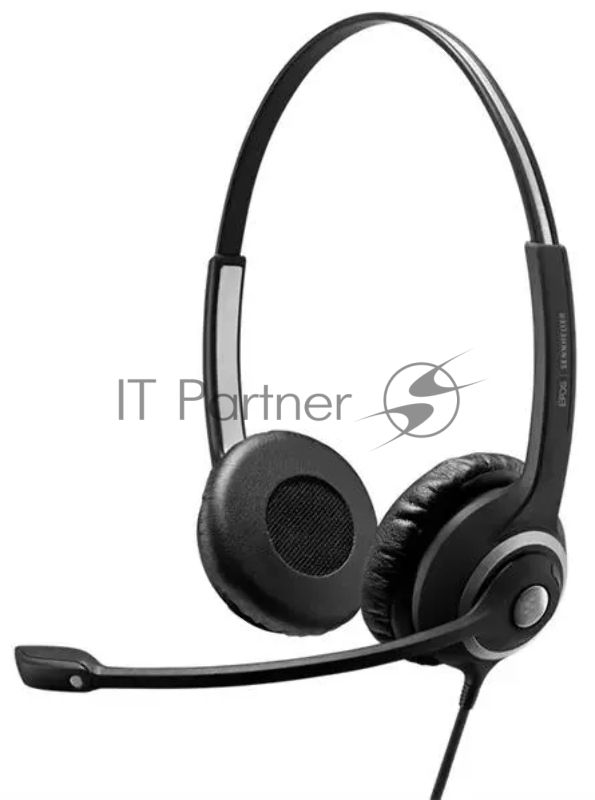 Гарнитура проводная с микрофоном Epos Sennheiser SC 260 черный 2.9м накладные оголовье (1000515)