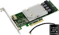 Контроллер Microsemi Adaptec SmartRAID 3154-16i Single,16 internal ports,PCIe Gen3 ,x8,4 GB DDR4,RAID 0/1/10,RAID 5/6/50/60,FlexConfig,maxCache 4.0