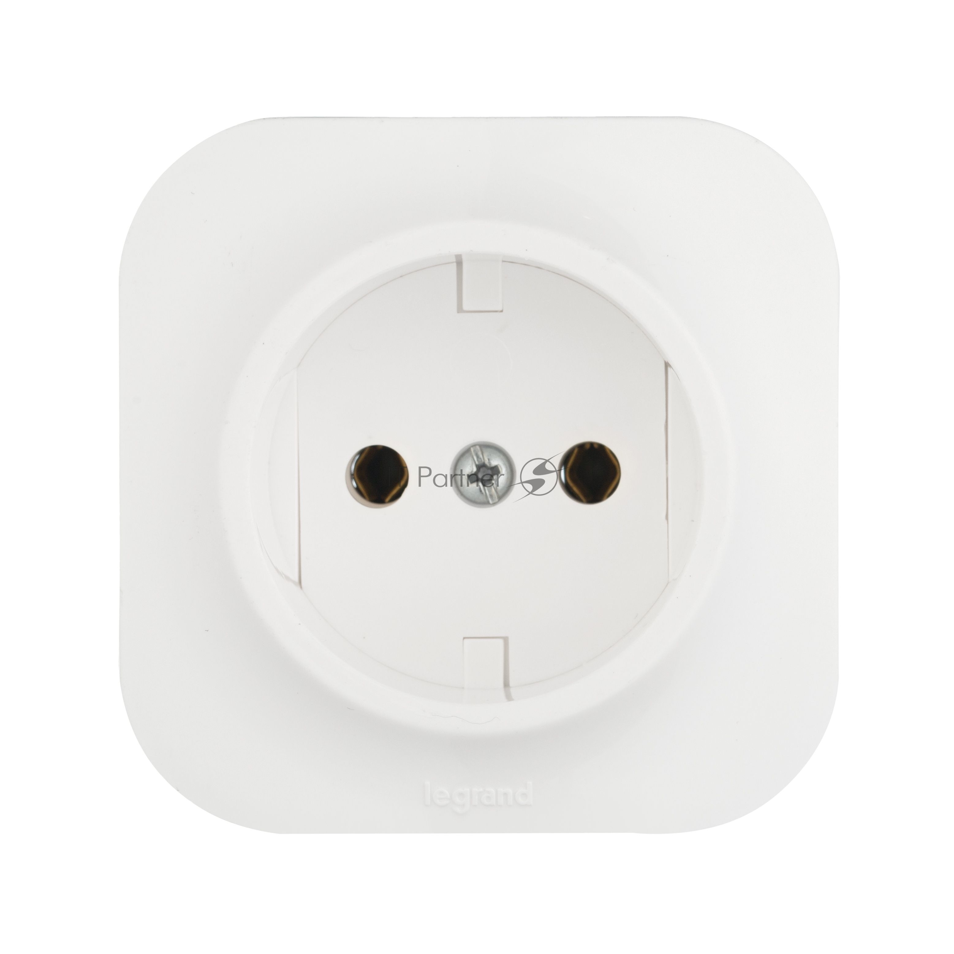Розетка Legrand 782210 без заземления без шторок (Белая)