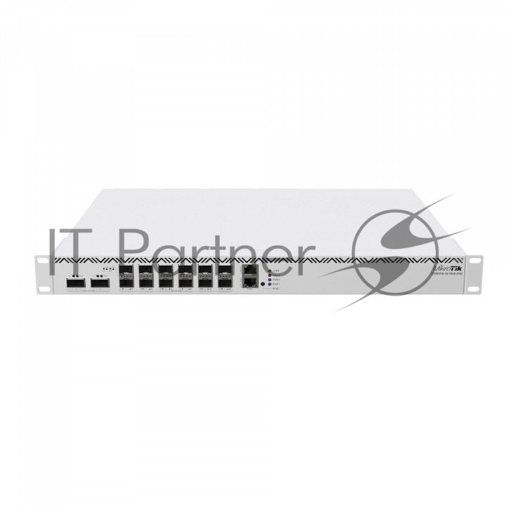 Маршрутизатор MikroTik CCR2216-1G-12XS-2XQ, 1×1 Гбит/с + 12×25 Гбит/с SFP28 + 2×100 Гбит/с QSFP28, управляемый