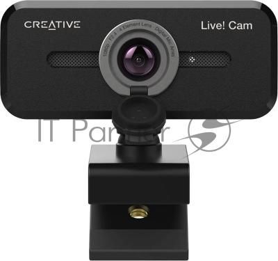 Веб-камера Creative Live! Cam Sync 1080p V2 1920x1080, 30 кадр/с, USB Type-A, микрофон, шторка приватности, универсальное крепление