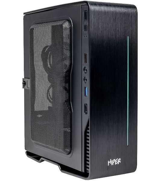 Корпус Hiper Vi7B черный 180W miniITX 1x92mm 2xUSB2.0 1xUSB3.0 audio bott PSU