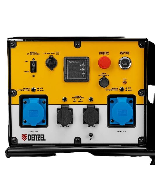 Электрогенератор бензиновый Denzel PS-180EA, 18 кВт, 110 дБ, 276 кг