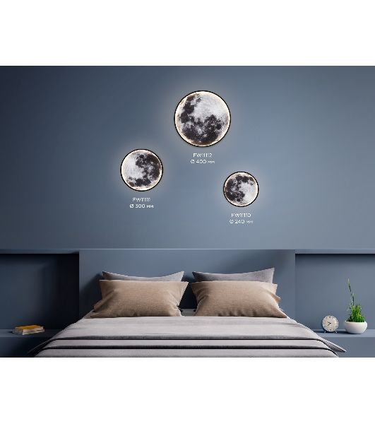 Настенно-потолочный светодиодный светильник Ambrella light FW11111 BK черный 18W LED 3000-6400K D300*38