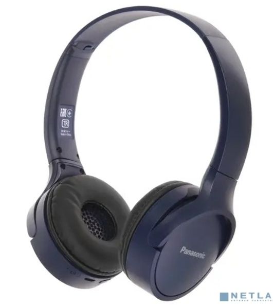 Беспроводные наушники Panasonic RB-HF420BGEA синий, накладные, Bluetooth, быстрая зарядка