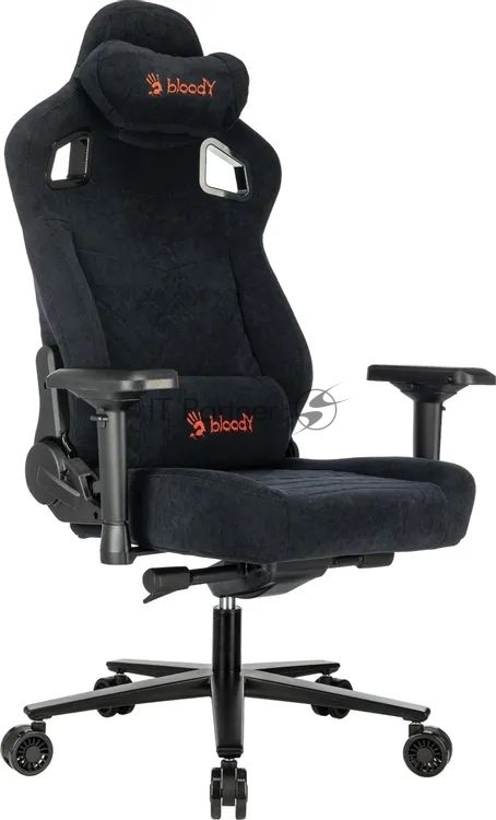 Кресло игровое A4Tech Bloody GC-660 черный Formula 999 искусственная замша с подголов. крестов. металл