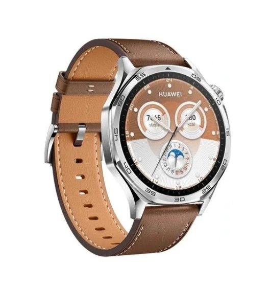 Умные часы Huawei Watch GT 5, 1.43" AMOLED, Bluetooth, NFC, GPS, IP69K, коричневый