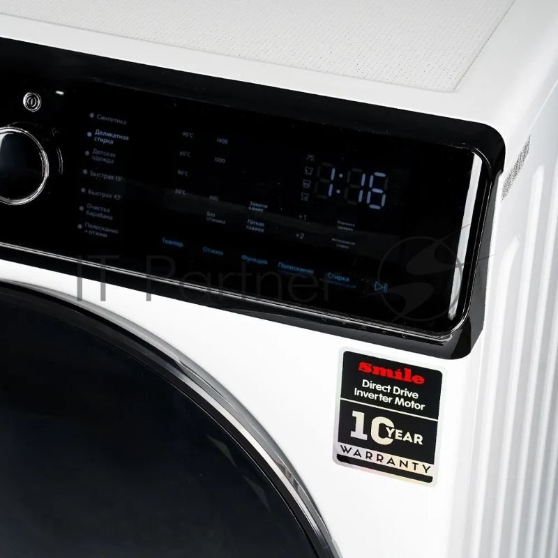 Стиральная машина Smile SWMSW9W1400 белый, загрузка фронтальная 9 кг, 1400 об/мин, класс: А+