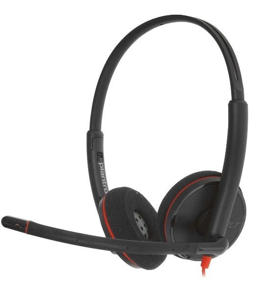 Гарнитура Plantronics Blackwire 3220 чёрный, проводная, USB