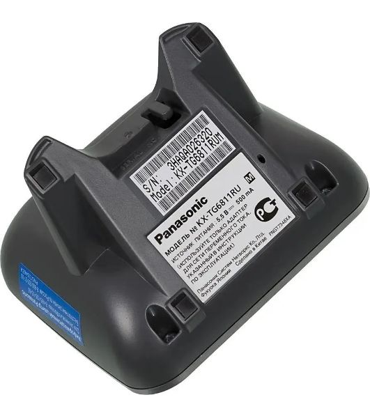 Телефон беспроводной (DECT) Panasonic KX-TG6811RUM (серебристый) Беспроводной DECT,40 мелодий,телефонный справочник 120 зап.