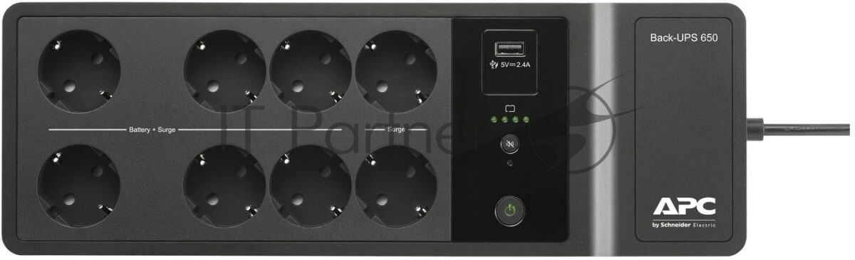 Источник бесперебойного питания APC Back-UPS BE650G2-GR/650ВА/400Вт/8xCEE 7 (евророзетка)