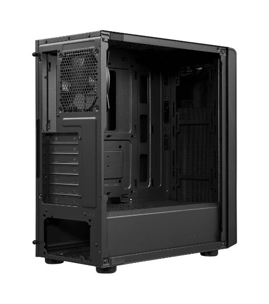 Компьютерный корпус без блока питания Cooler Master Elite 500, 2xUSB3.2, 1x120Fan, w/o PSU, Black, w/o ODD, Window TG left panel, ATX