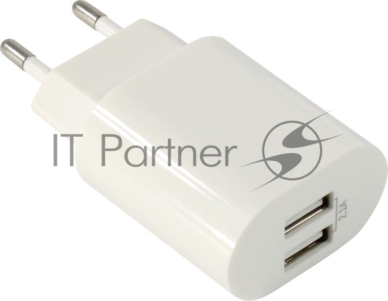 Сетевое зарядное устройство Defender UPC-24 2XUSB 5V/2.1A