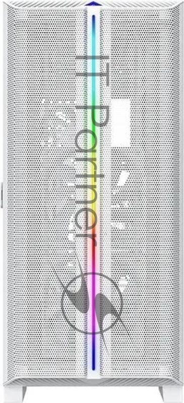 Компьютерный корпус Montech SKY ONE Lite белый без БП ATX 3x120mm 2xUSB3.0 1xUSB3.1 audio bott PSU