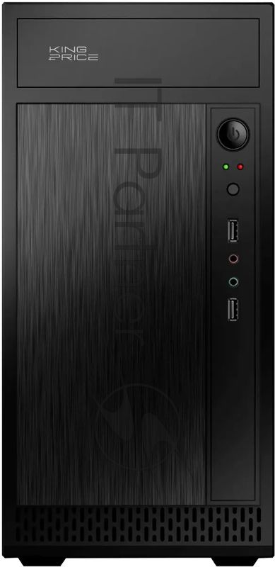 Компьютерный корпус KingPrice KPCC-MN211 черный без БП mATX 1x80мм 2x120мм 2xUSB 2.0 audio