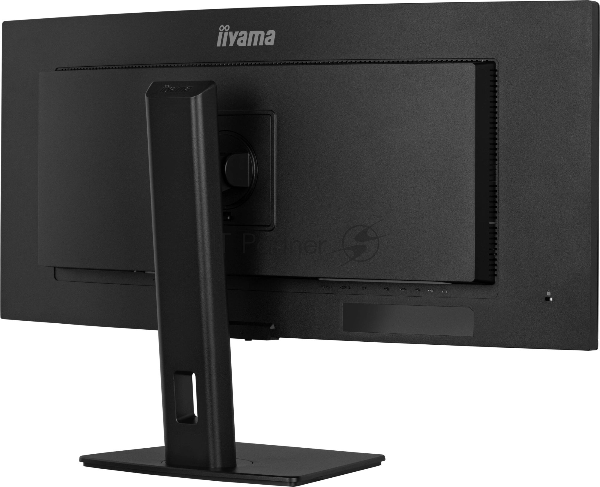 Монитор 34" Iiyama ProLite XCB3497WQSNPH-B1 VA 3440x1440, 120 Гц, 0.4 мс, 21:9, 350 кд/м², HDMI 2.0, HDMI 1.4, DP 1.4, USB-C (95 Вт), 3.5 Jack, USB Hub (4x USB 3.0), Ethernet, динамики (2x5 Вт), веб-камера (5 Мп), FreeSync Premium, изогнутый экран (1500R)