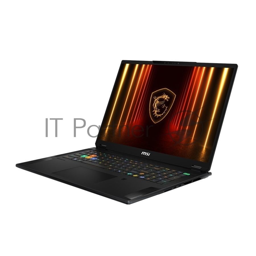 Ноутбук MSI Stealth 18 HX AI A2XWHG-098XRUY/18"/IPS/Intel Core Ultra 9 275HX/32Gb/1Tb SSD/NVIDIA GeForce RTX 5070 Ti 12Gb/NoOS/черный/2.89kg
