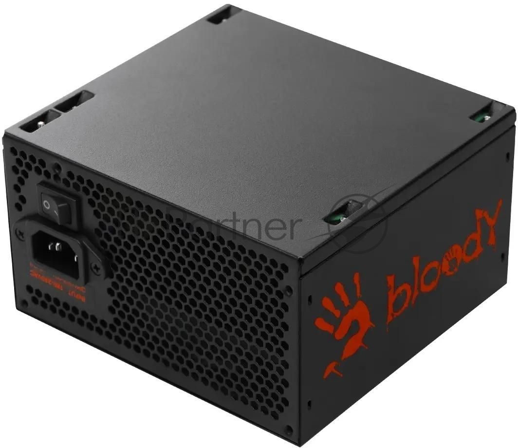 Блок питания Bloody BD-PS700W, 700Вт, 80 PLUS WHITE, 120мм, черный