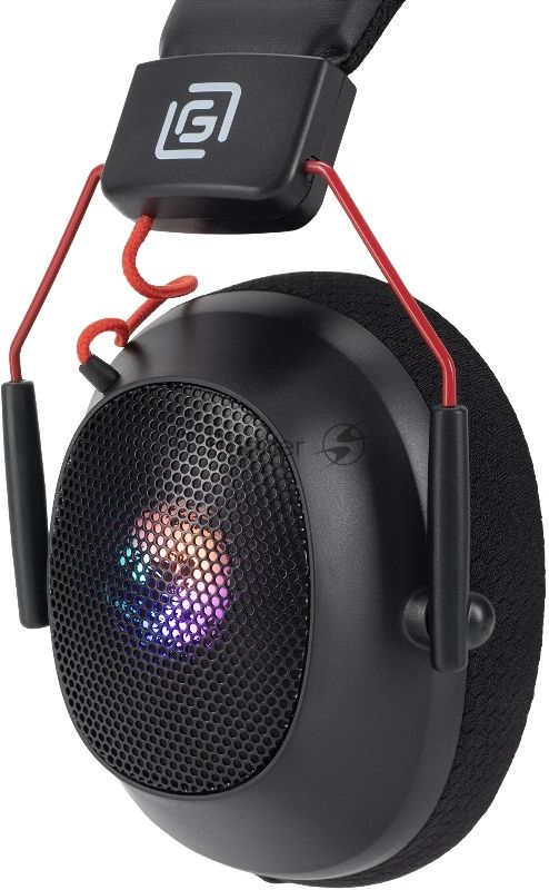 Гарнитура Oklick HS-L305G чёрный, проводная, USB, подсветка