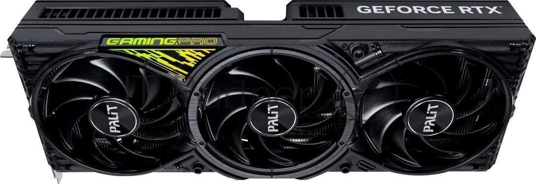 Видеокарта Palit GeForce RTX 5080 GamingPro OC V1, 16 GB GDDR7, 256 bit, 3xDisplayPort, HDMI, GPU 2295 MHz