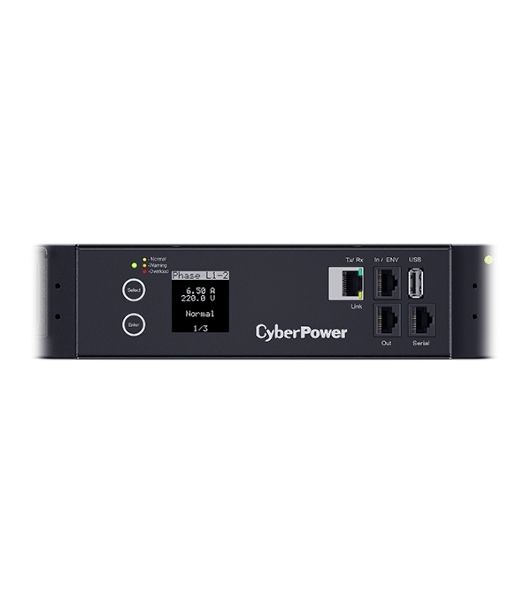 Блок распределения питания PDU CyberPower PDU83401 3ph 0U, Switched MBO, IN: 415V/16A, IEC309-16Aplug