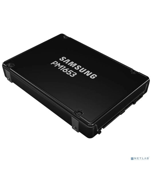 Накопитель SSD Samsung PM1653, 7.68Tb, SAS 4.0, 2.5", R/W 4200/3700