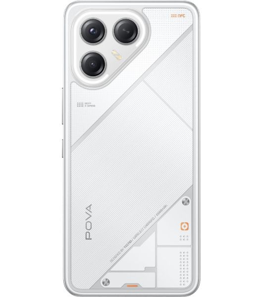Смартфон Tecno Pova 7 Ultra 5G LJ9, 12/256Gb, белый