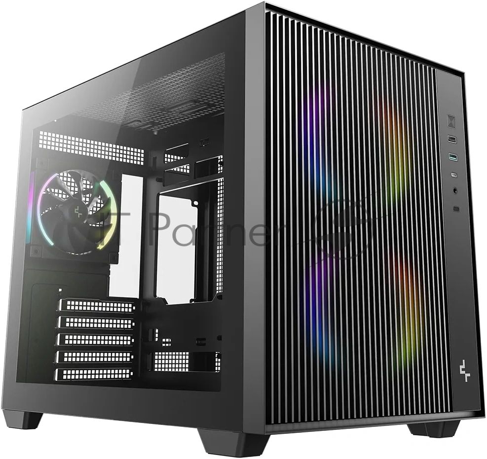 Компьютерный корпус Deepcool CG330 MESH 3F черный без БП mATX 6x120mm 4x140mm 2xUSB2.0 1xUSB3.0 audio bott PSU