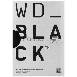 Накопитель SSD Western Digital Black SSD SN7100 M2.2280 PCIe 4.0 4Tb, 7000MBs/6700MBs, TBW 2400, WDS400T4X0E, 1 year