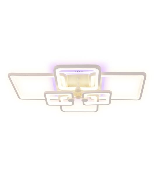 Потолочный светодиодный светильник FA5306/4+2 WH белый 176W 800*550*140 (ПДУ РАДИО 2.4G)