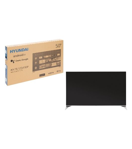 Телевизор Hyundai 50" H-LED50QBU7500 черный Qled UHD 60Hz Smart TV