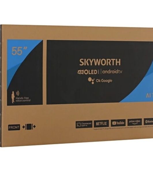 Телевизор Skyworth 55" 55SXE9000 серый OLED UHD 60Hz GoogleTV 2GB/32GB