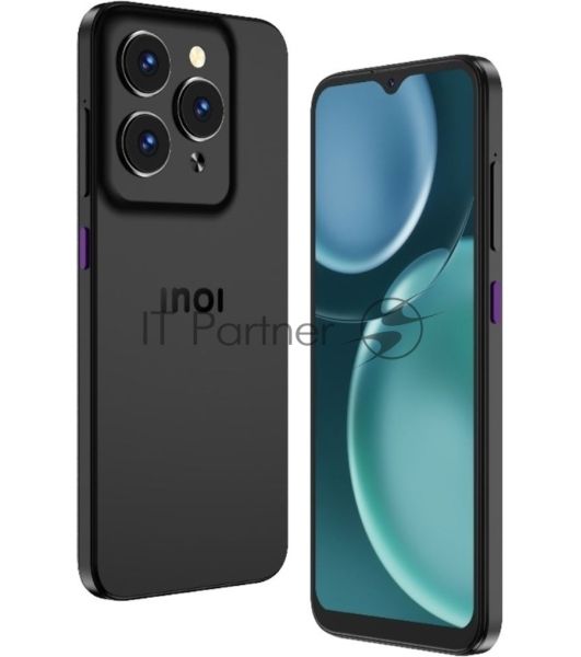 Смартфон INOI Note 15 6+10*/256GB, Titanium черный
