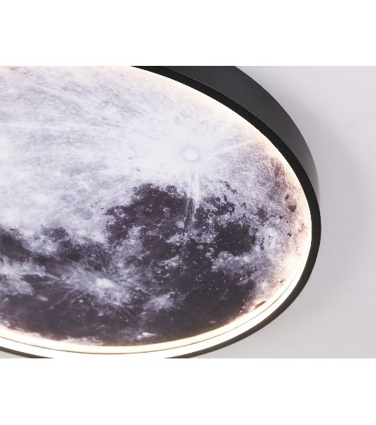 Настенно-потолочный светодиодный светильник Ambrella light FW11111 BK черный 18W LED 3000-6400K D300*38