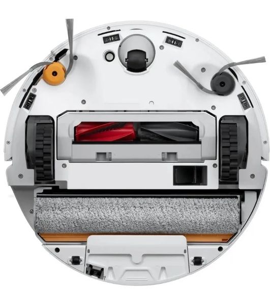 Робот-пылесос Roborock Qrevo Curv 2 Flow белый,  5200 мАч Li-Ion, уборка влажная/сухая, пылесборник контейнер 0,32 л