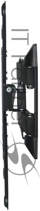 Кронштейн для телевизора Hama 00220824 черный 32"-65" макс.25кг настенный поворот и наклон