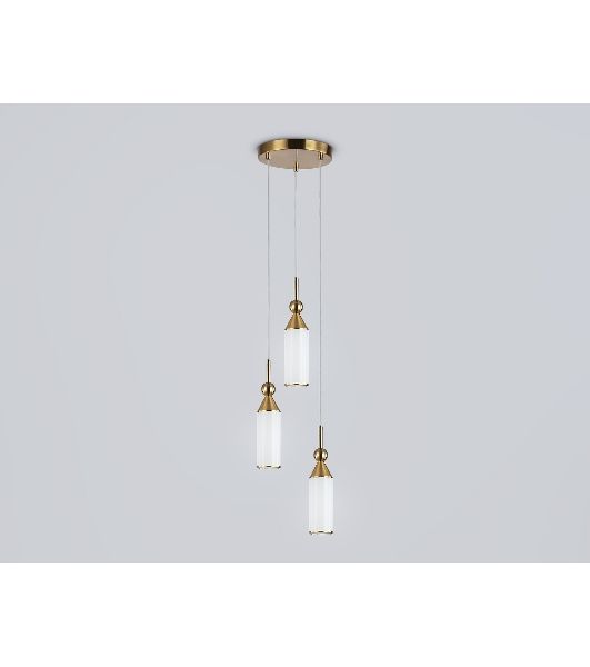 Светильник Ambrella light LH55272/3 BS/FR латунь/белый матовый E14 max 40W D230*1200