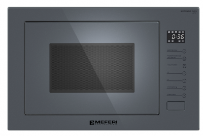 Встраиваемая микроволновая печь Meferi MMO6025GR ULTRA серый, 25 л, 900 Вт, переключатели - сенсор