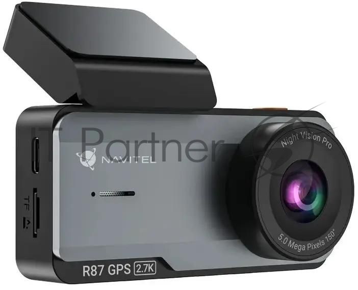 Видеорегистратор Navitel R87 GPS, 2592x1944, 3.7", GPS, Wi-Fi, G-сенсор, GPS-информатор