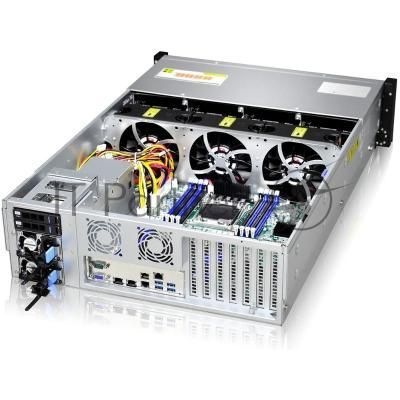 Серверный корпус Gooxi RMC3116-670-HSE-D 3U 16bay chassis,Expander backplane rear 2*2.5"SAS/SATA 1300W 1+1 EU power cables rail kit