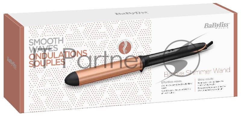 Плойка BaByliss Bronze Shimmer Wand C456E черный, 13 мм, 210 °C, 6 режимов