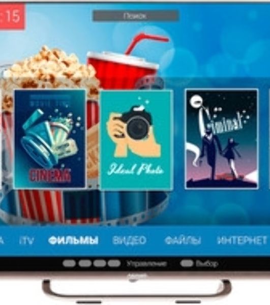 Телевизор Asano 43" 43LF7202T черный LED FHD 60Hz Android TV