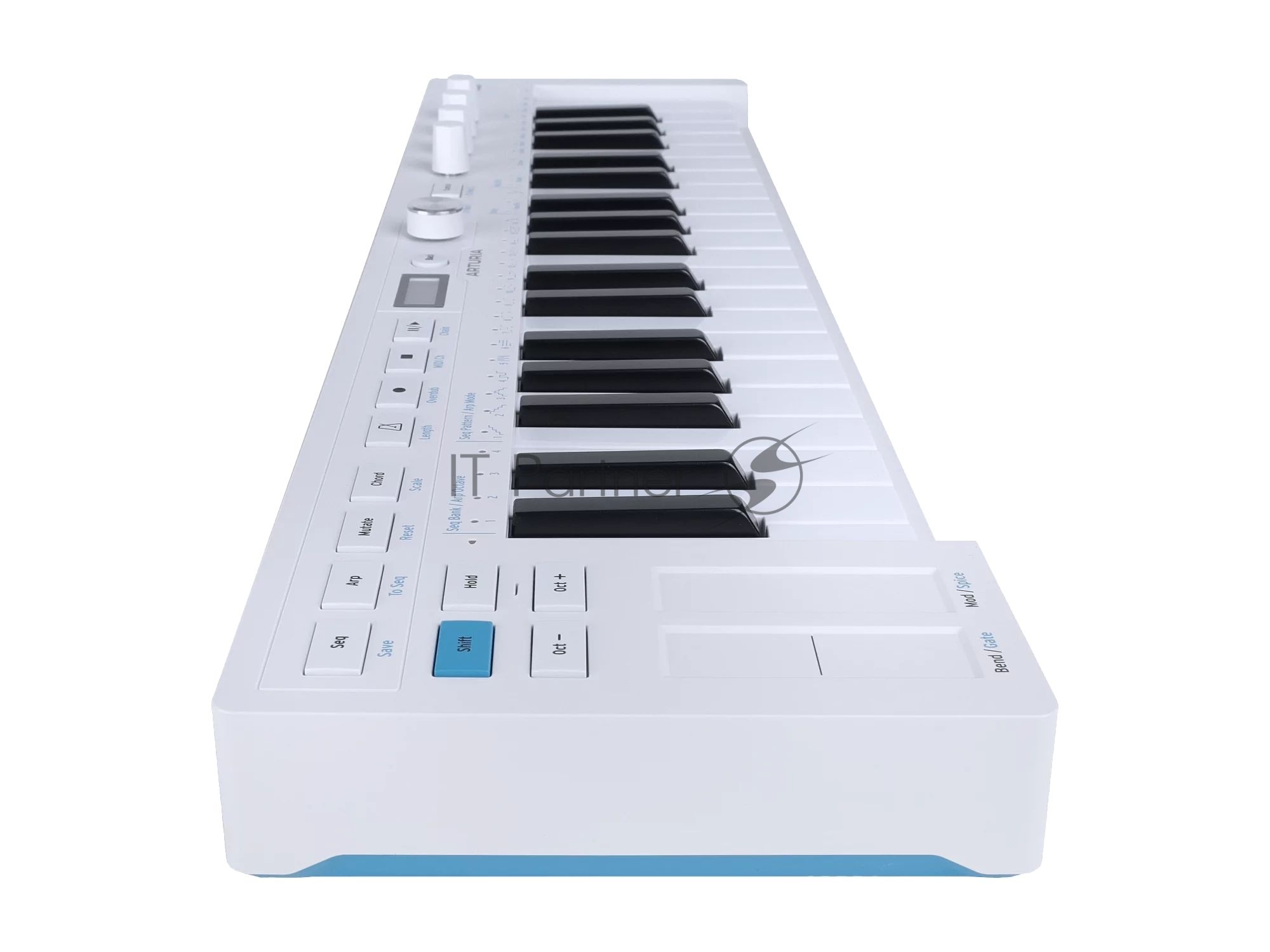 Клавиатура MIDI Arturia KeyStep 37 MK2 37 клавиш с чувствительностью к силе нажатия и послекасанием, OLED-экран, секвенсор, арпеджиатор, 4х 3,5-мм CV-Out, MIDI-In/Out, Sync I/O, вход для педали сустейна/экспрессии (TRS), Type-C