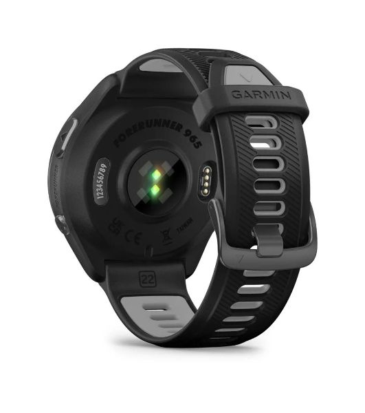 Умные часы Garmin Forerunner 965, 1.4" AMOLED, Wi-Fi, Bluetooth, NFC, GPS, 50м, черный / серый