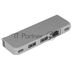 Док-станция Satechi ST-UCPHMIM, USB Type-C, USB 3.0/USB Type-C/RJ-45/Mini jack, USB