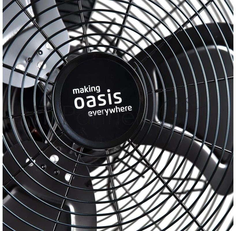 Вентилятор OASIS VN-110B чёрный, напольный, 110 Вт, 3 скорости, 53 см
